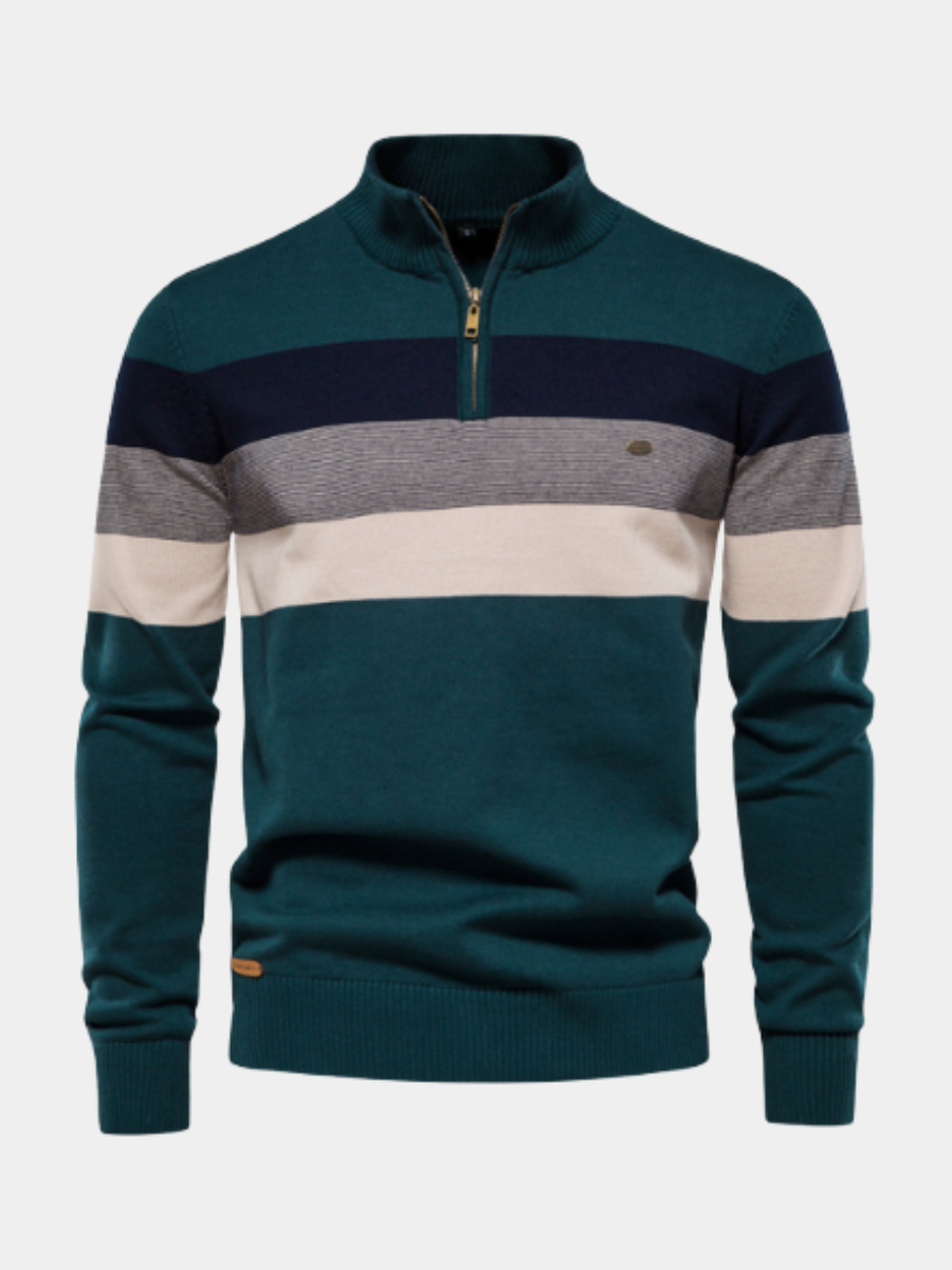 LAURENT MONACO | PULL EN CACHEMIRE ARGYLE