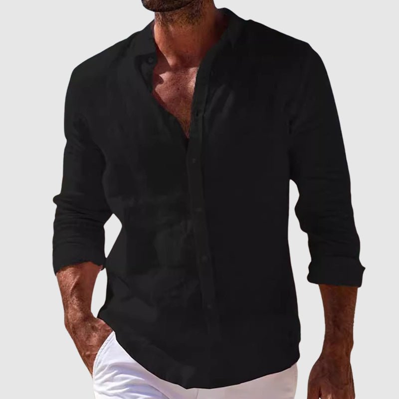 LAURENT MONACO | CHEMISE EN LIN COASTAL POUR HOMMES