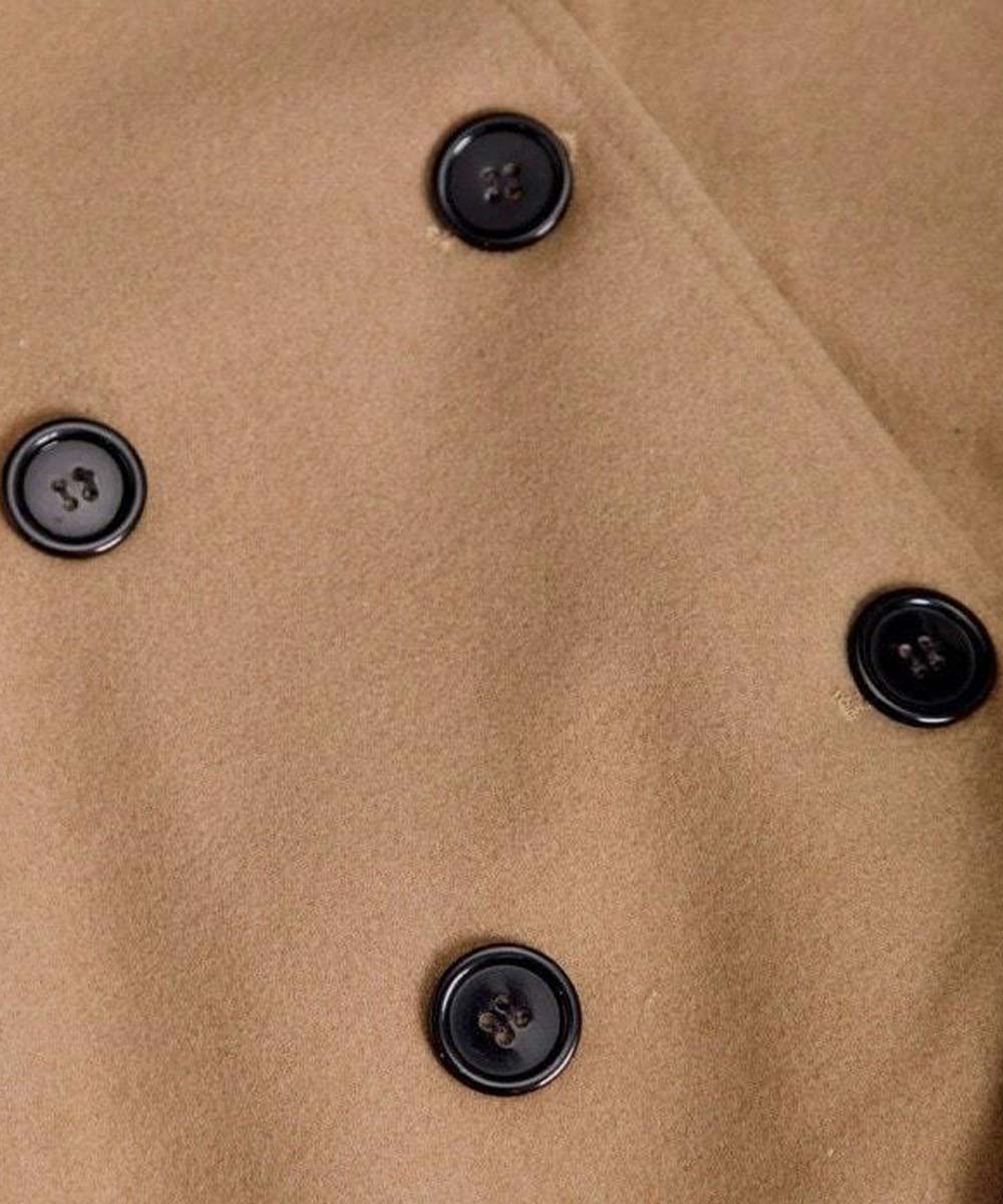 LAURENT MONACO | MANTEAU EN LAINE À DOUBLE BOUTONNAGE