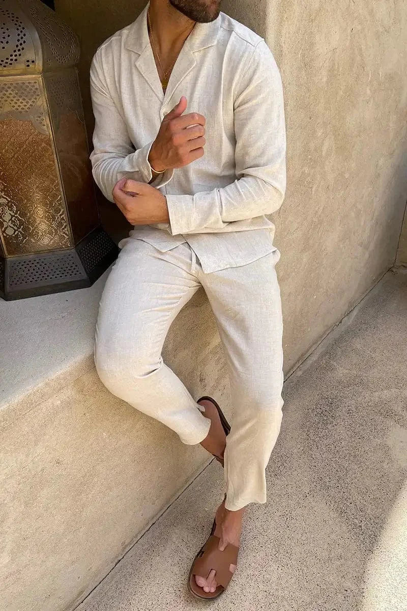 LAURENT MONACO | ENSEMBLE LIN POUR HOMME