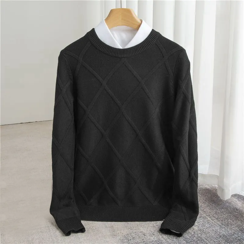 LAURENT MONACO | PULL EN CACHEMIRE ARGYLE