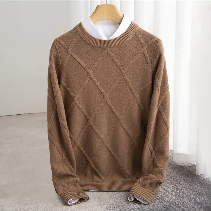 LAURENT MONACO | PULL EN CACHEMIRE ARGYLE
