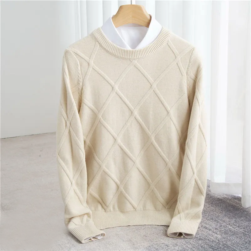 LAURENT MONACO | PULL EN CACHEMIRE ARGYLE