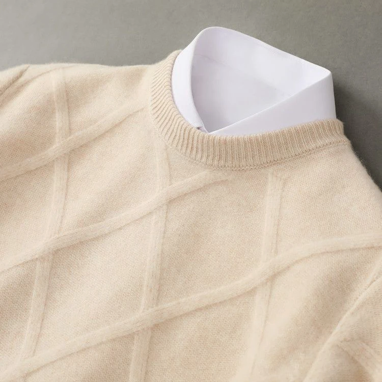 LAURENT MONACO | PULL EN CACHEMIRE ARGYLE