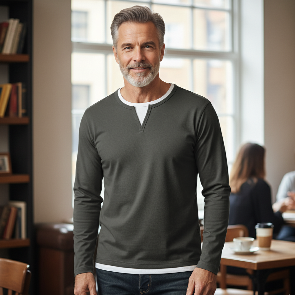 LAURENT MONACO | MAILLE COL V PREMIUM