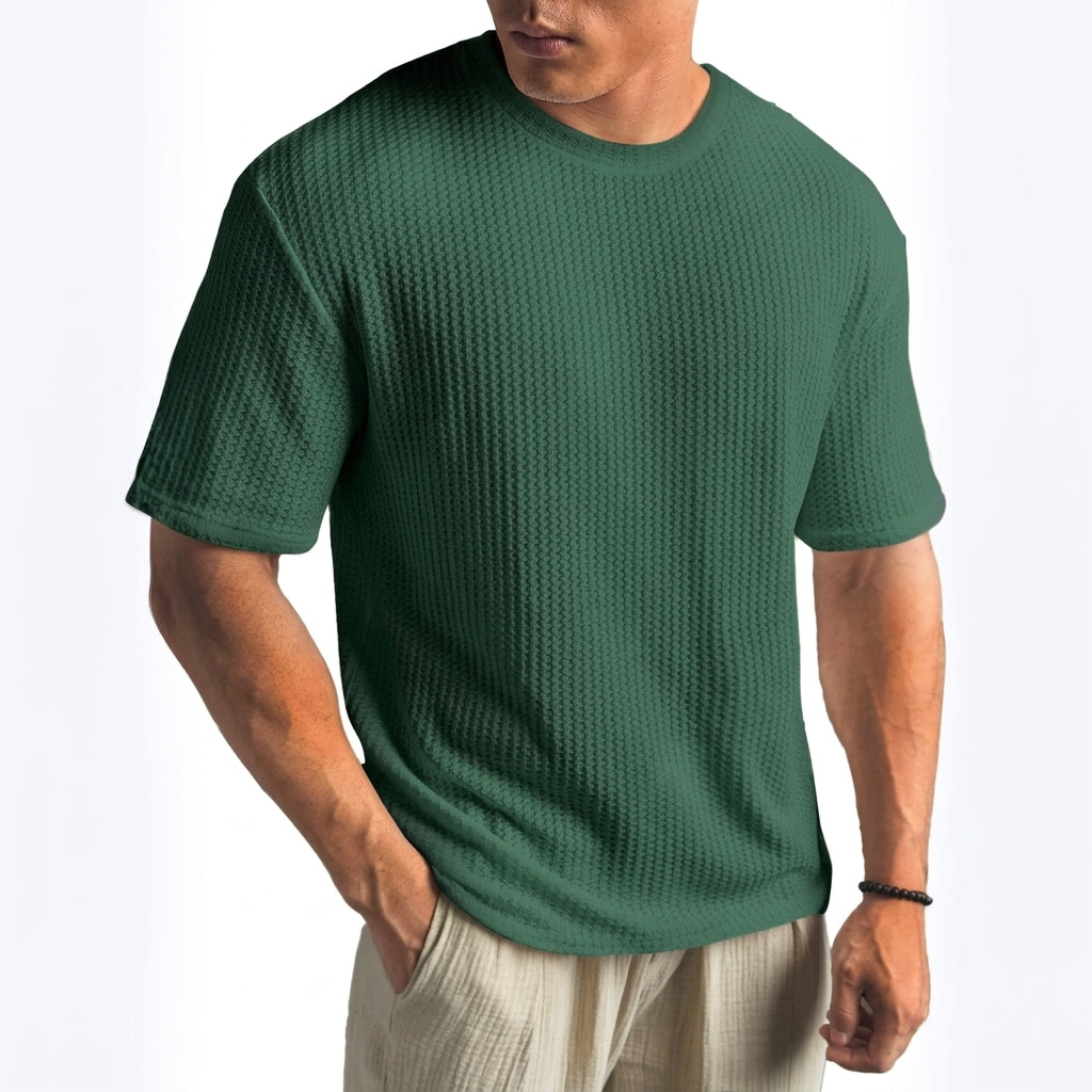 LAURENT MONACO | T-SHIRT CLASSIQUE À COL ROND POUR HOMMES