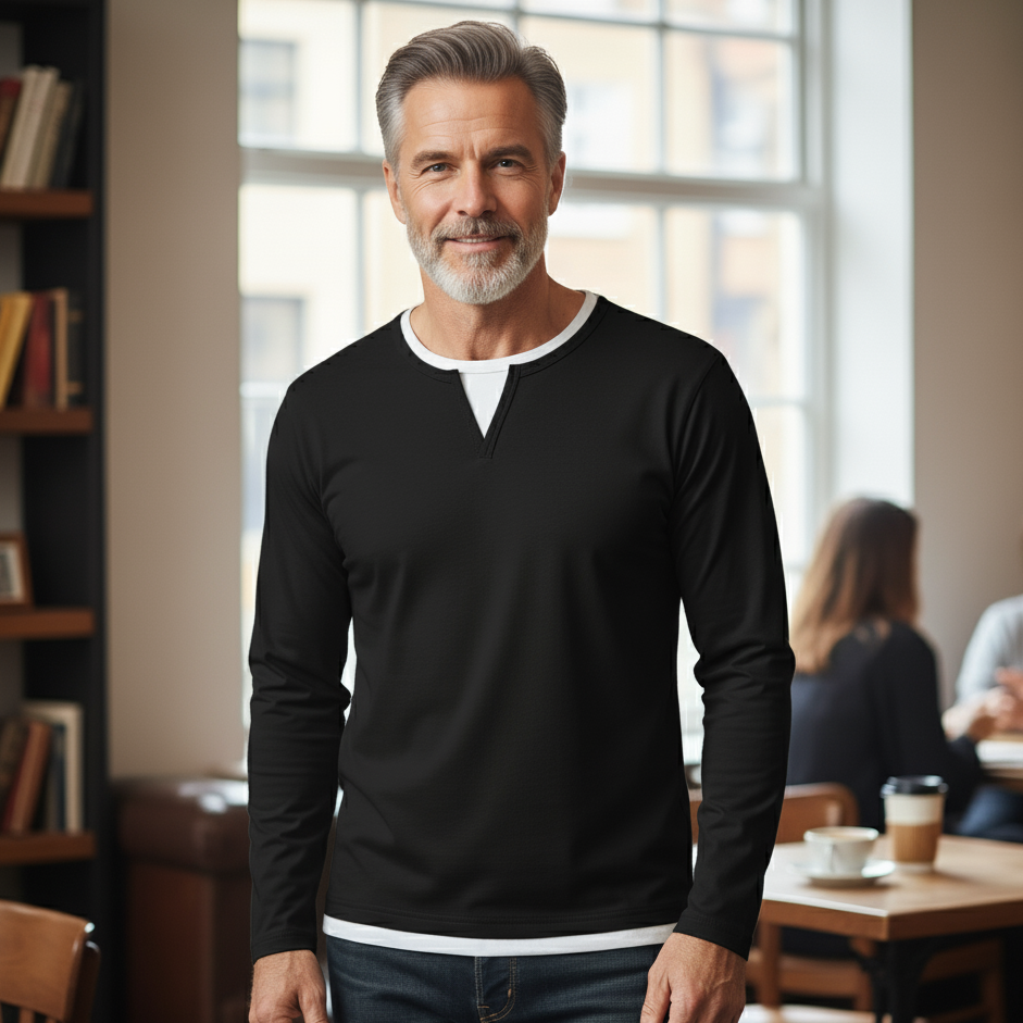 LAURENT MONACO | MAILLE COL V PREMIUM