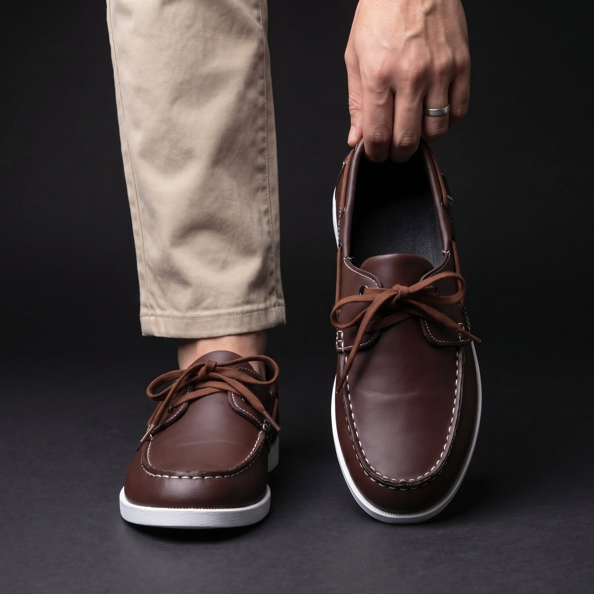 LAURENT MONACO | CHAUSSURES DE BATEAU CLASSIQUES POUR HOMMES