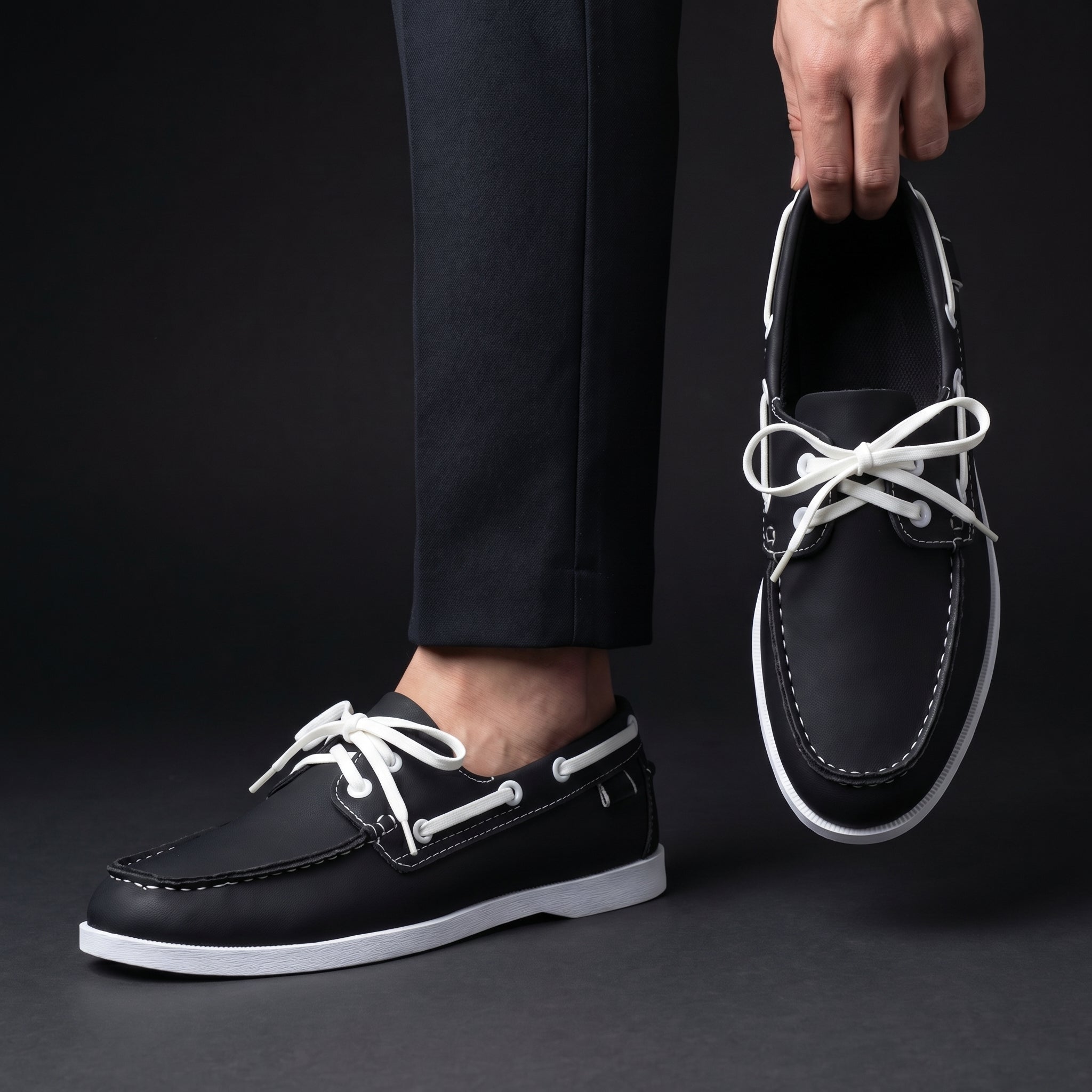 LAURENT MONACO | CHAUSSURES DE BATEAU CLASSIQUES POUR HOMMES