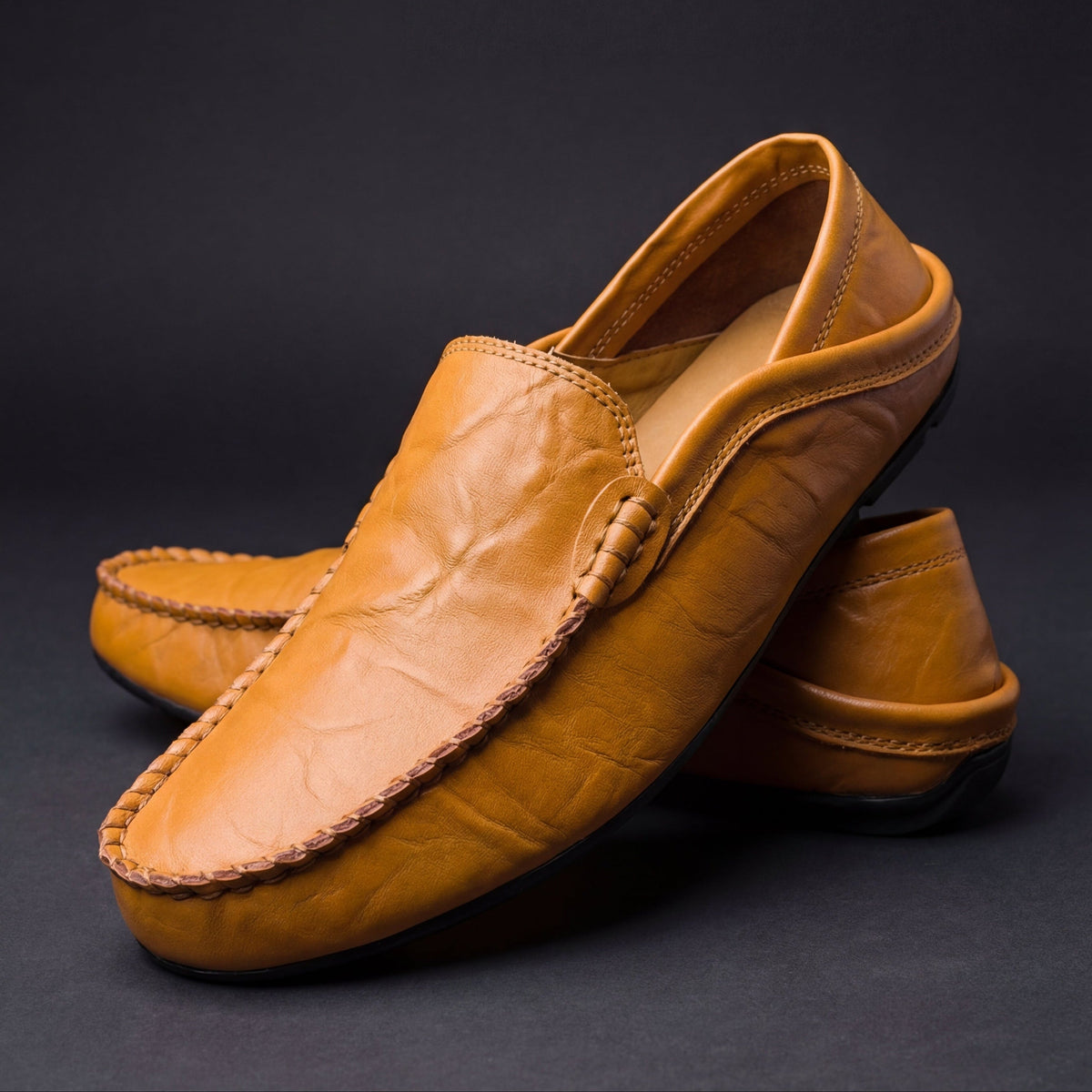 LAURENT MONACO | MOCASSINS EN CUIR FLORENCE POUR HOMMES