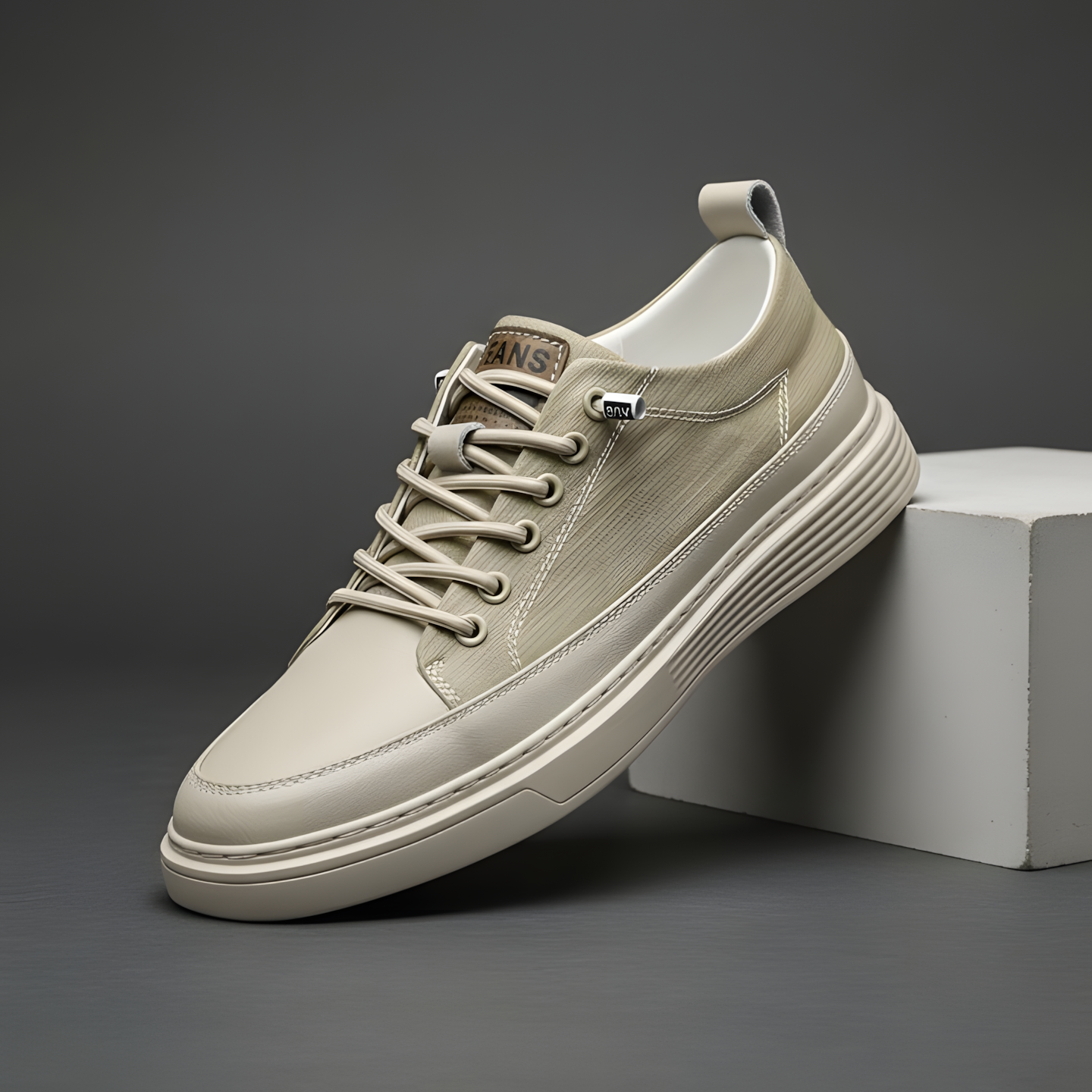 LAURENT MONACO | BASKETS EN CUIR POUR HOMME