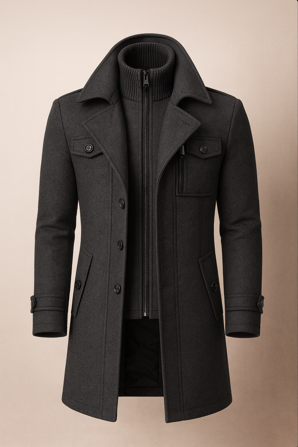 LAURENT MONACO | MANTEAU D’HIVER POUR HOMME