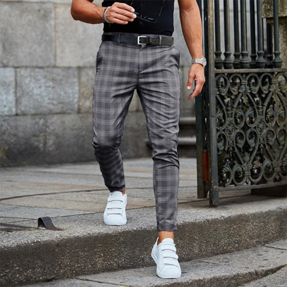 LAURENT MONACO | CHINO A CARREAUX POUR HOMMES