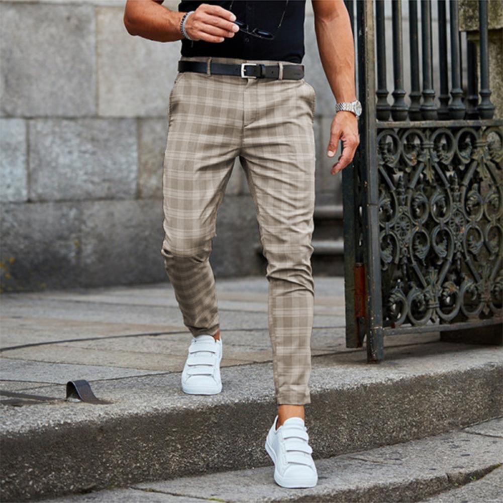 LAURENT MONACO | CHINO A CARREAUX POUR HOMMES