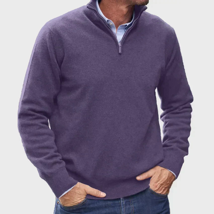 LAURENT MONACO | PULL AVEC ZIP POUR HOMME