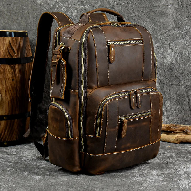 LAURENT MONACO | SAC À DOS VINTAGE POUR HOMMES