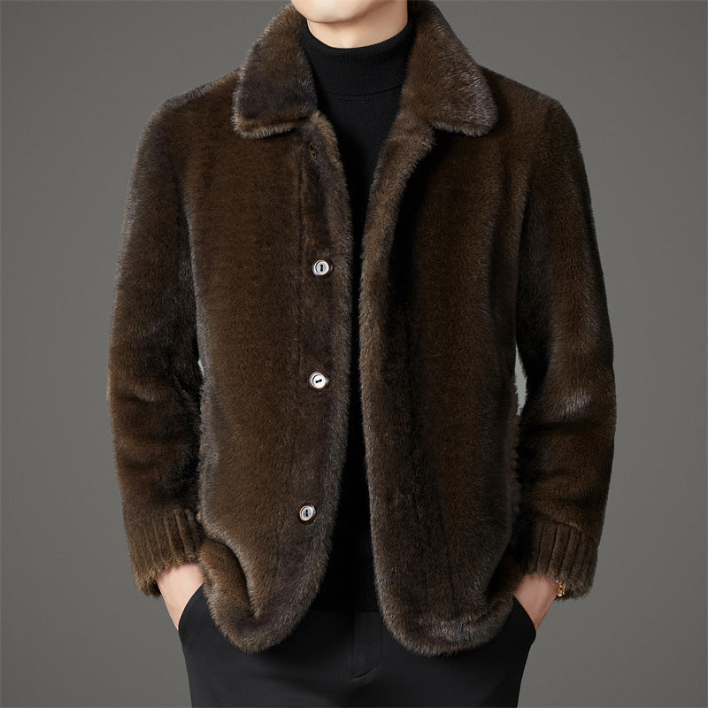 LAURENT MONACO | MANTEAU DE FOURRURE DE VISON ÉLÉGANT