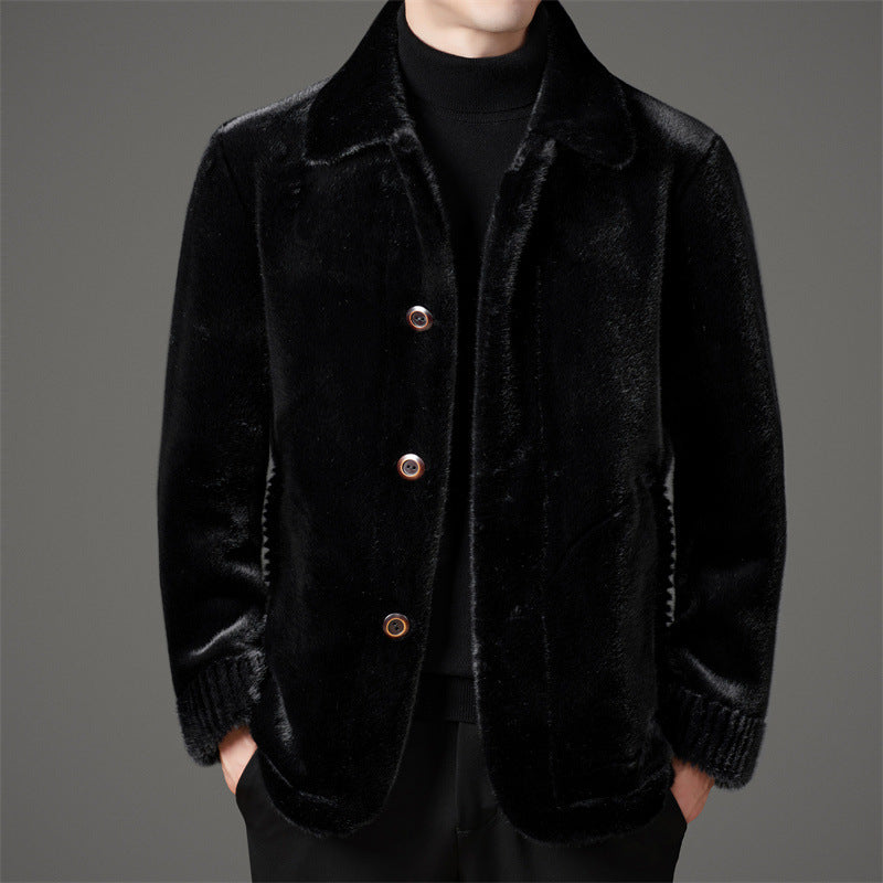 LAURENT MONACO | MANTEAU DE FOURRURE DE VISON ÉLÉGANT
