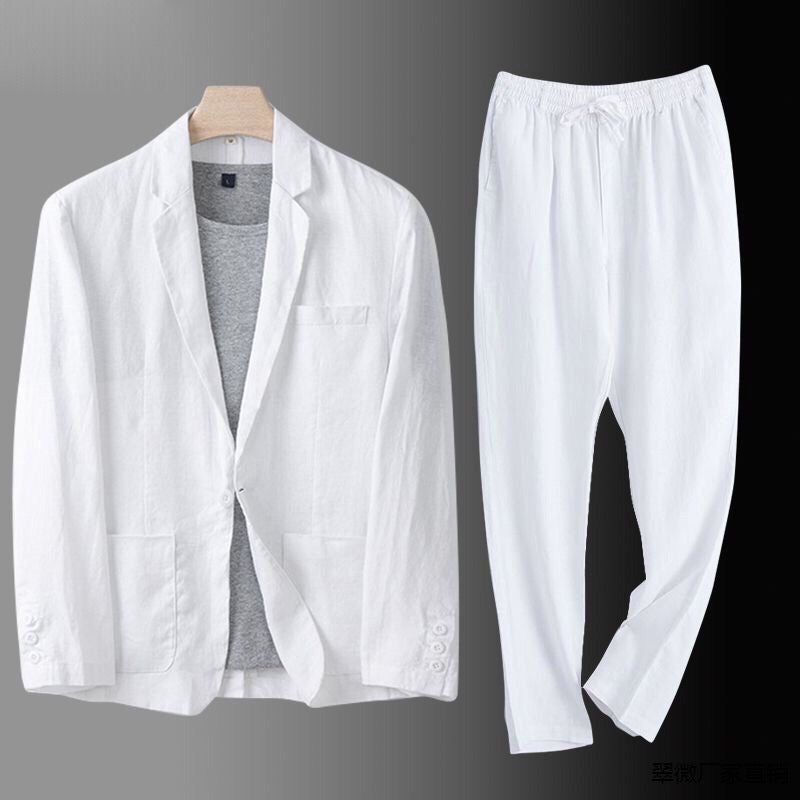 LAURENT MONACO | ENSEMBLE COSTUME EN LIN POUR HOMME