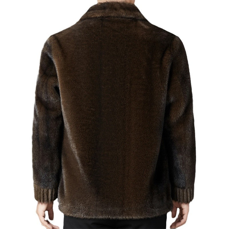 LAURENT MONACO | MANTEAU DE FOURRURE DE VISON ÉLÉGANT