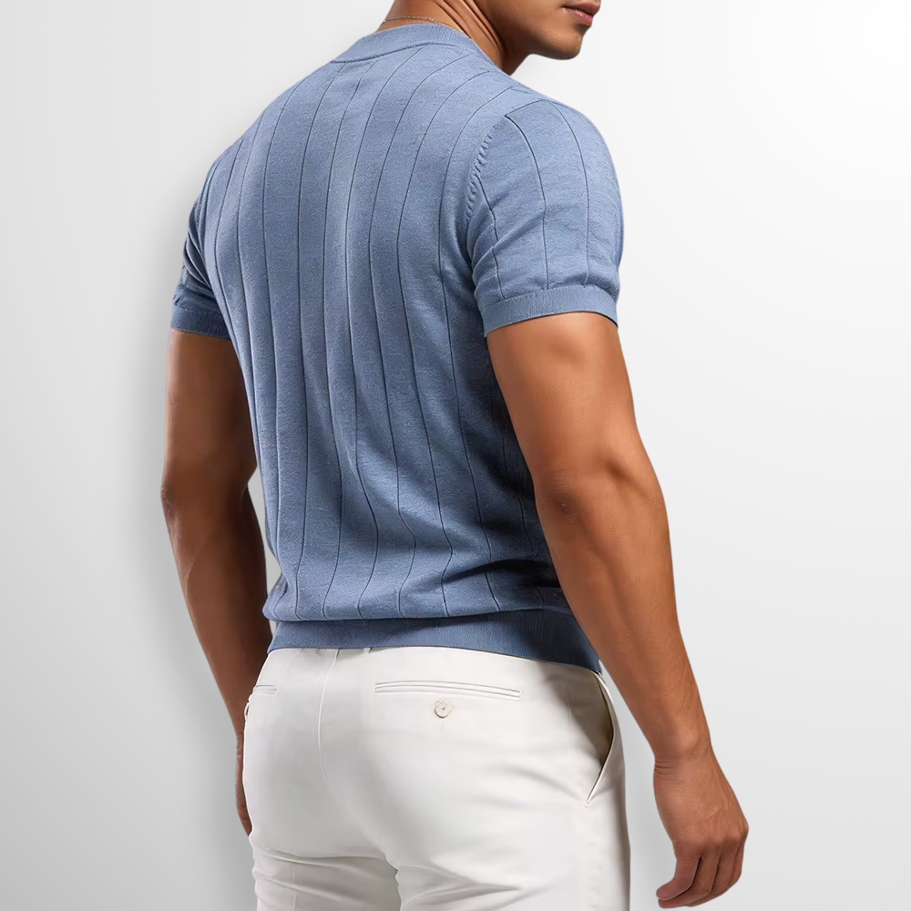 LAURENT MONACO | T-SHIRT PULL EN TRICOT POUR HOMMES