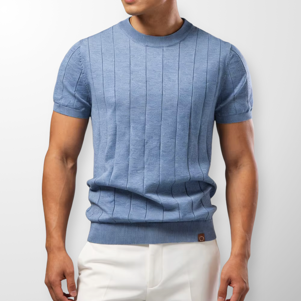LAURENT MONACO | T-SHIRT PULL EN TRICOT POUR HOMMES