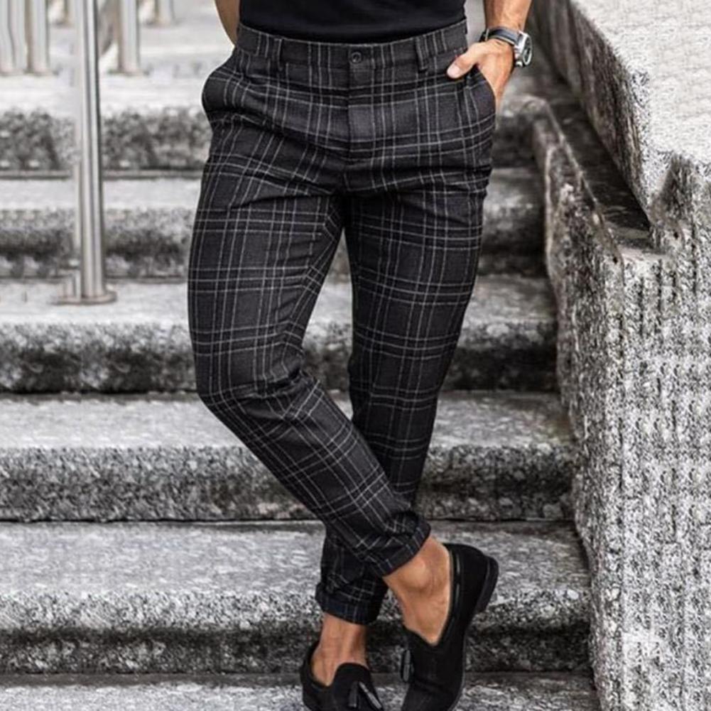 LAURENT MONACO | CHINO A CARREAUX POUR HOMMES
