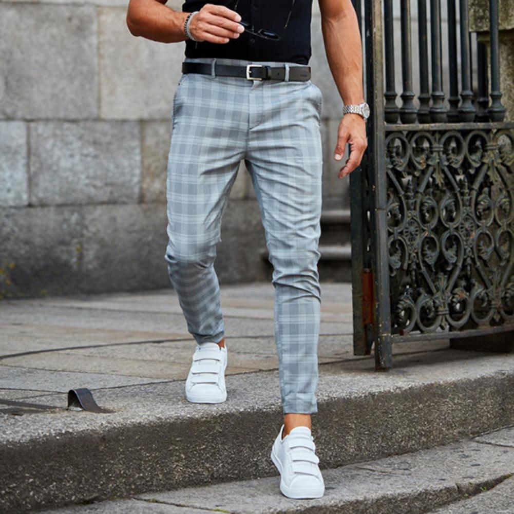 LAURENT MONACO | CHINO A CARREAUX POUR HOMMES