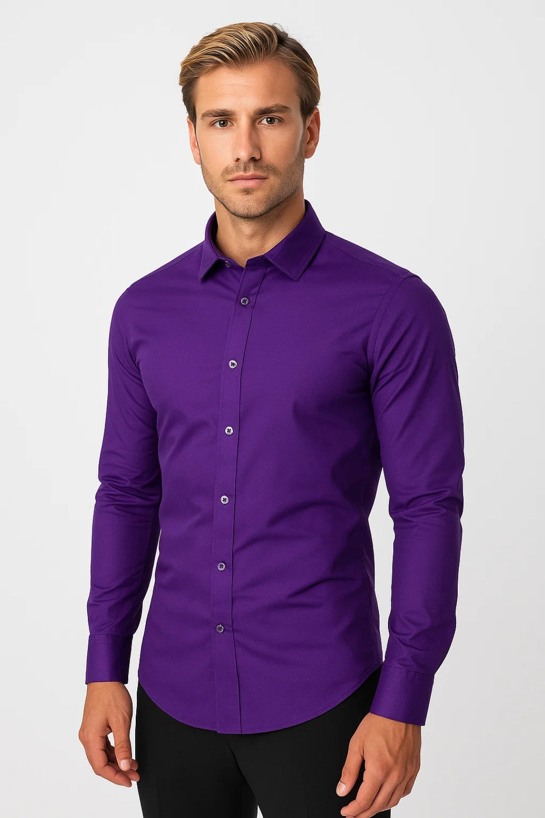 LAURENT MONACO | CHEMISE SLIM FIT POUR HOMMES