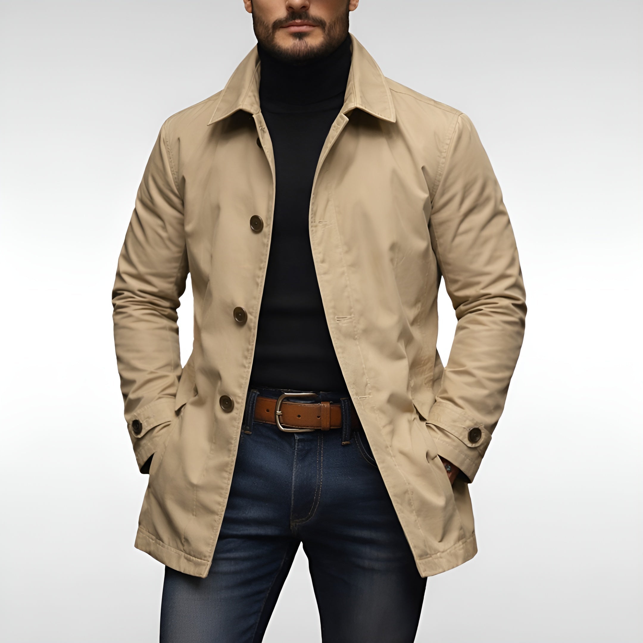 LAURENT MONACO | MANTEAU URBAIN MODERNE POUR HOMMES