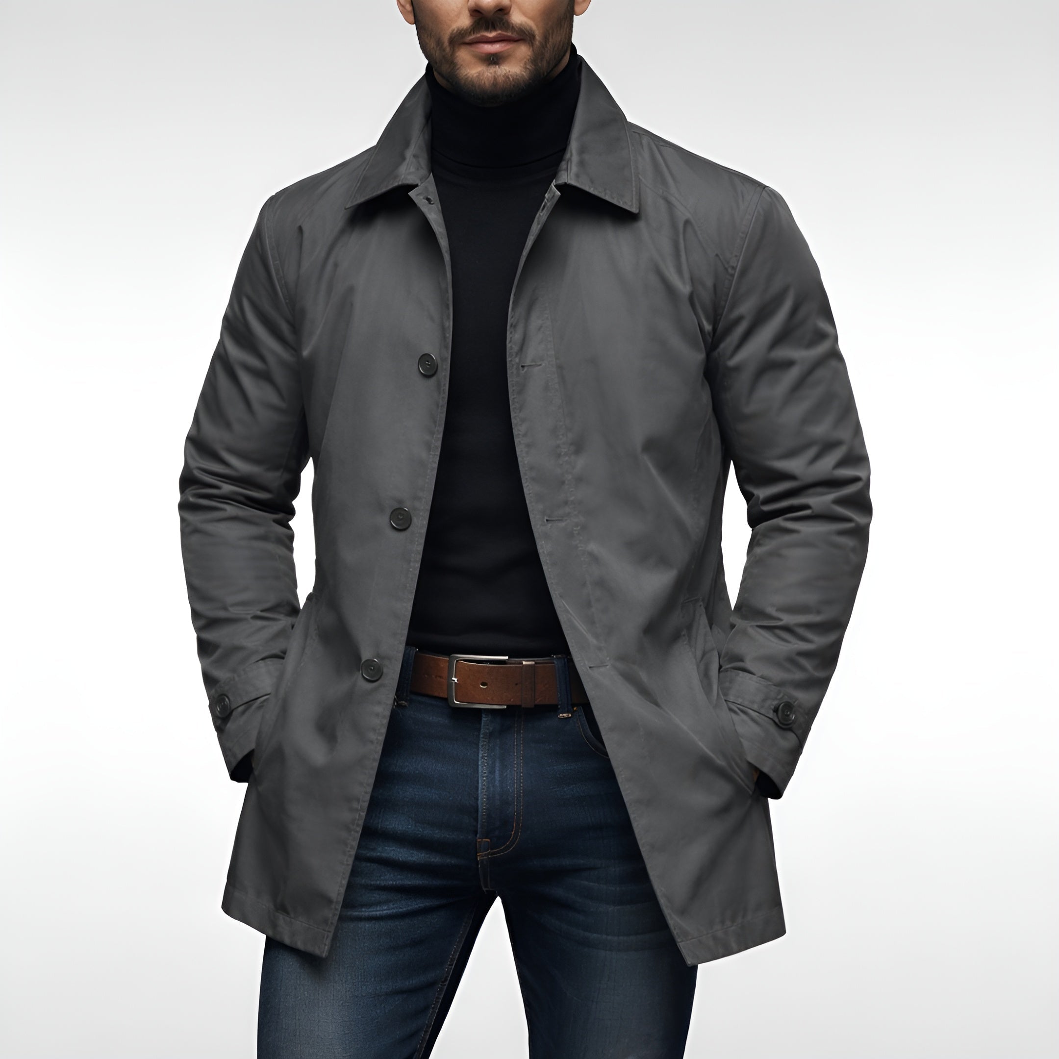 LAURENT MONACO | MANTEAU URBAIN MODERNE POUR HOMMES