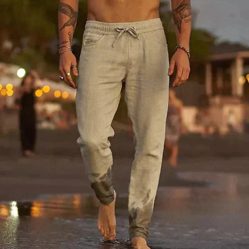 LAURENT MONACO | PANTALON D'ÉTÉ DÉCONTRACTÉ POUR HOMMES