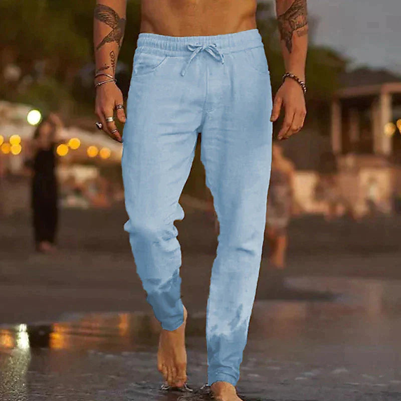 LAURENT MONACO | PANTALON D'ÉTÉ DÉCONTRACTÉ POUR HOMMES