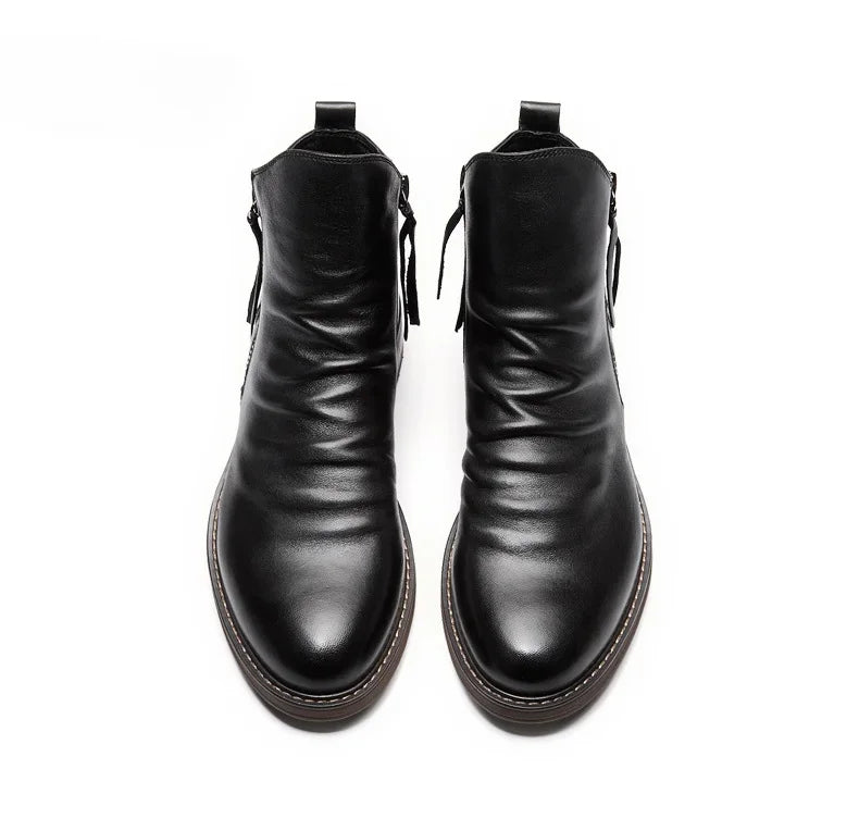 LAURENT MONACO | BOTTES EN CUIR ROYAL