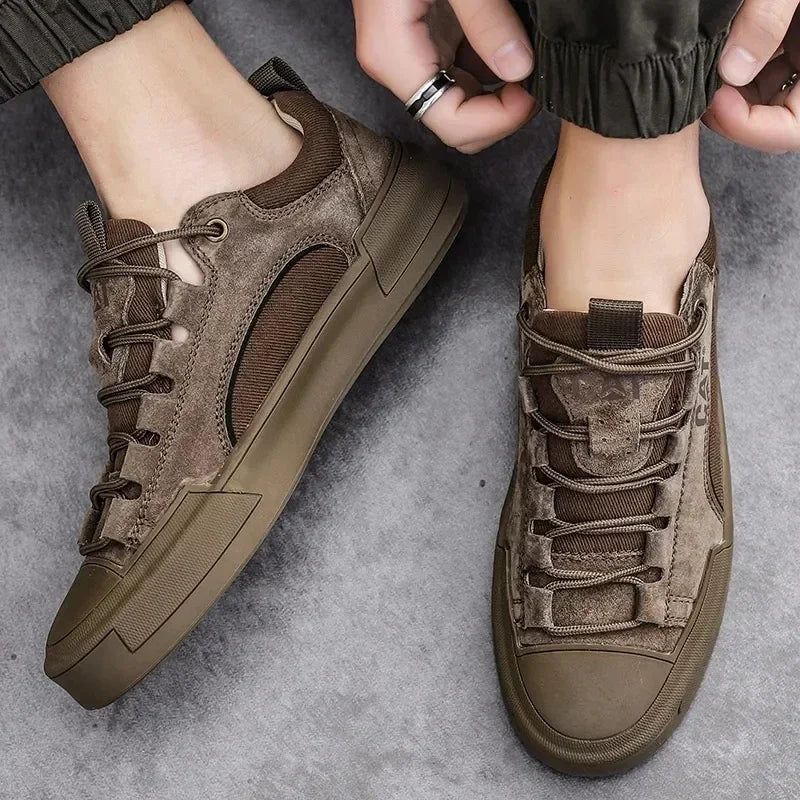 LAURENT MONACO | BASKETS EN CUIR