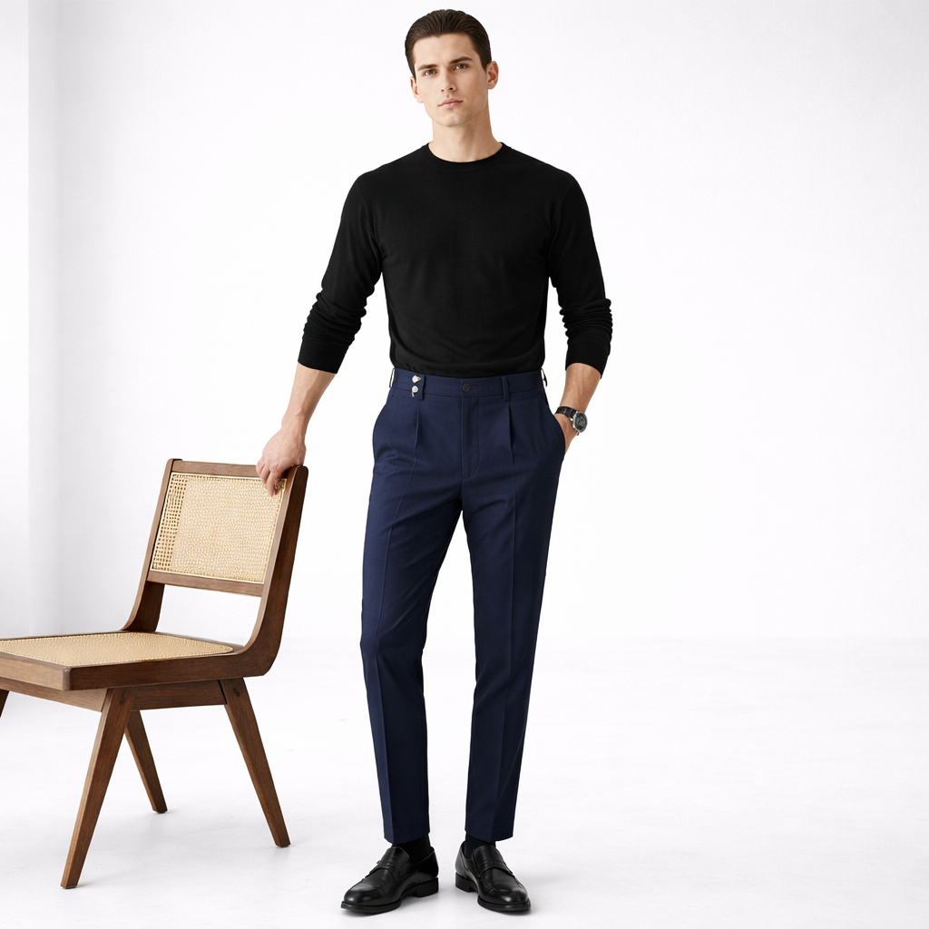 LAURENT MONACO | PANTALONS À TAILLE HAUTE POUR HOMMES