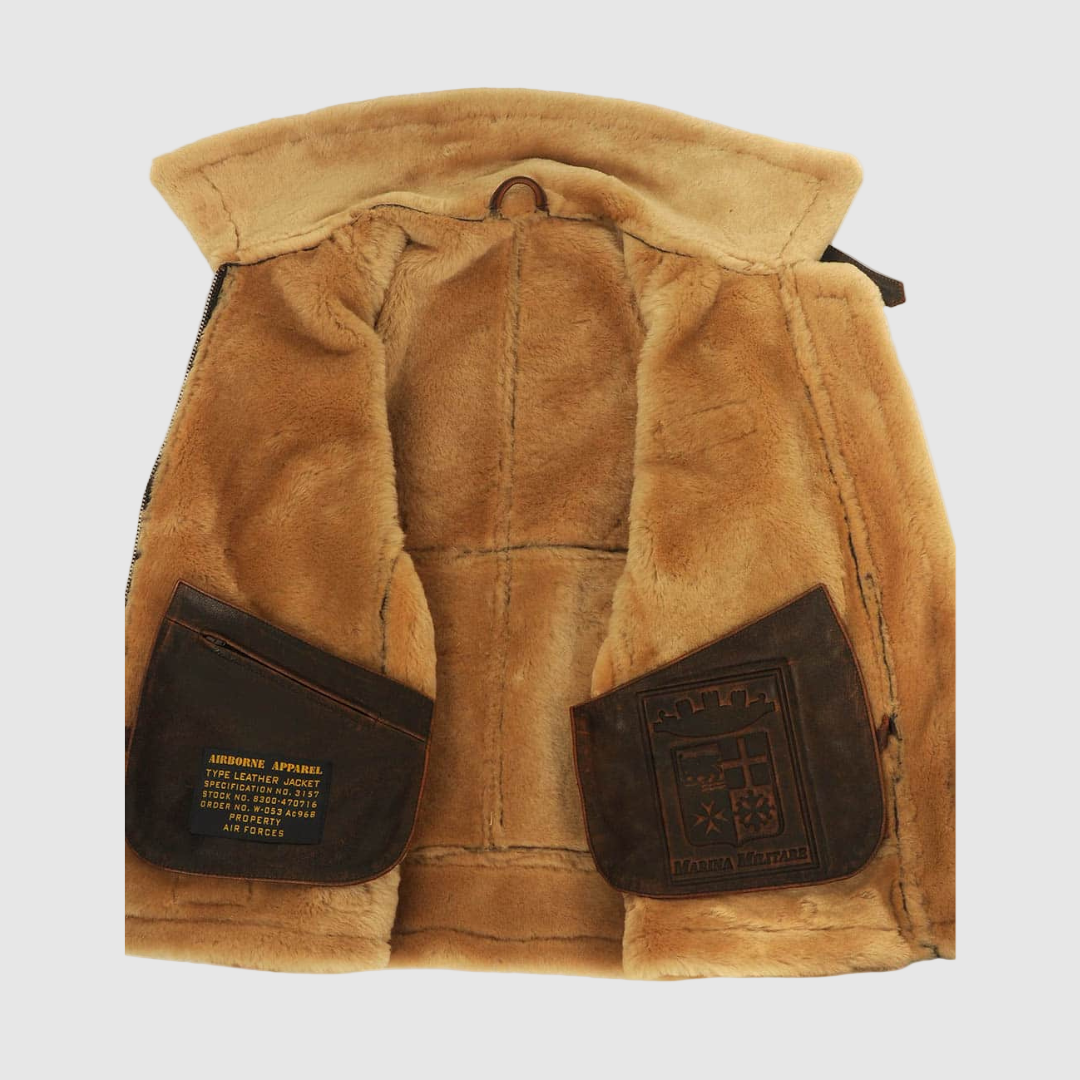 LAURENT MONACO| VESTE AVIATEUR CLASSIQUE POUR HOMME