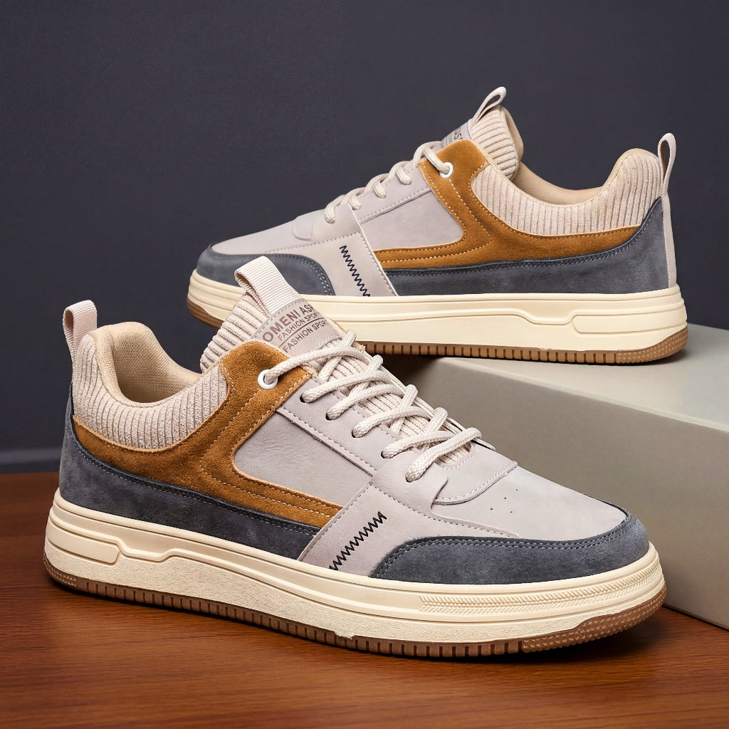 LAURENT MONACO | BASKETS SANS LACETS EN CUIR POUR HOMMES