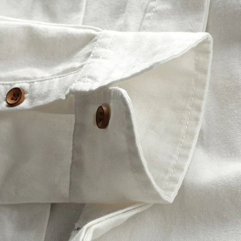 LAURENT MONACO | CHEMISE À COL MONTANT POUR HOMMES