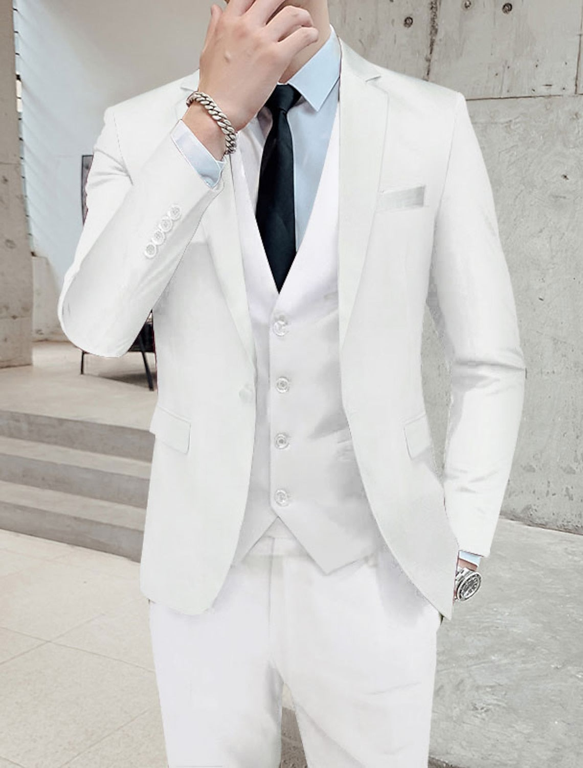 LAURENT MONACO | COSTUME MODERNE 3 PIÈCES POUR HOMMES