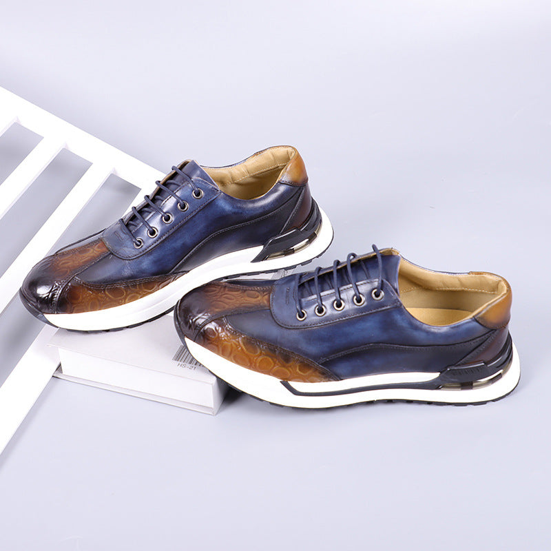 LAURENT MONACO | BASKETS EN CUIR POUR HOMMES