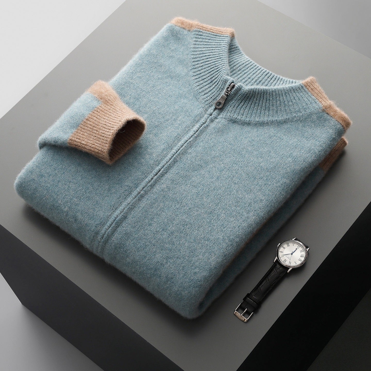 LAURENT MONACO | VESTE ÉLÉGANTE EN LAINE MÉRINOS POUR HOMME