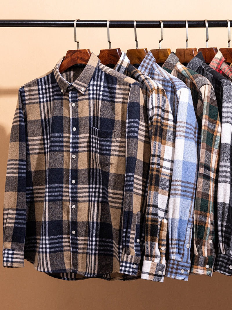 LAURENT MONACO | CHEMISE À CARREAUX POUR HOMME MODERNE