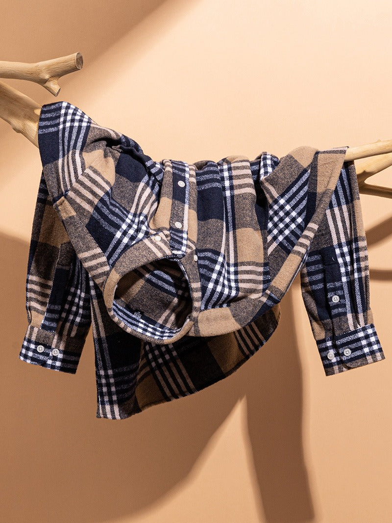 LAURENT MONACO | CHEMISE À CARREAUX POUR HOMME MODERNE