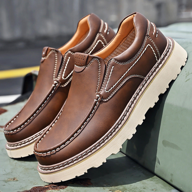 LAURENT MONACO | MOCASSINS EN CUIR DE VACHETTE POUR HOMME