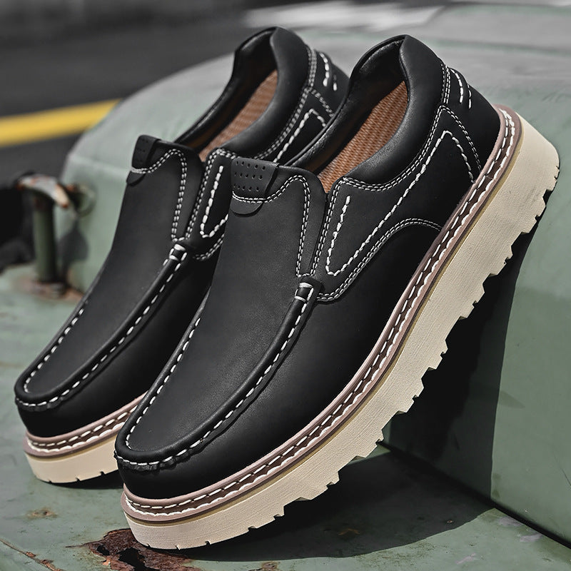 LAURENT MONACO | MOCASSINS EN CUIR DE VACHETTE POUR HOMME