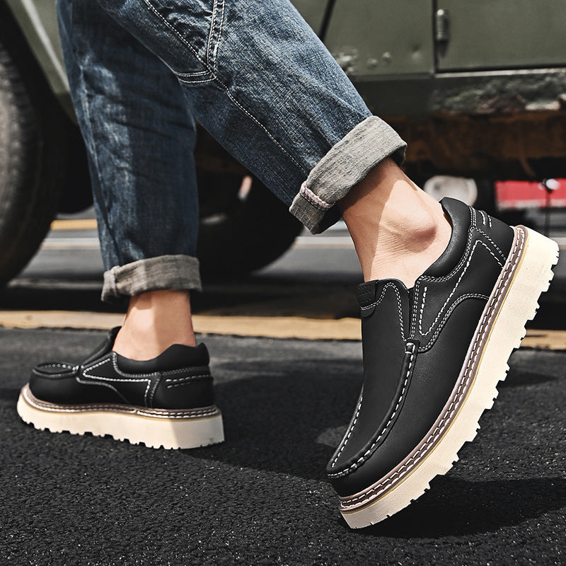LAURENT MONACO | MOCASSINS EN CUIR DE VACHETTE POUR HOMME