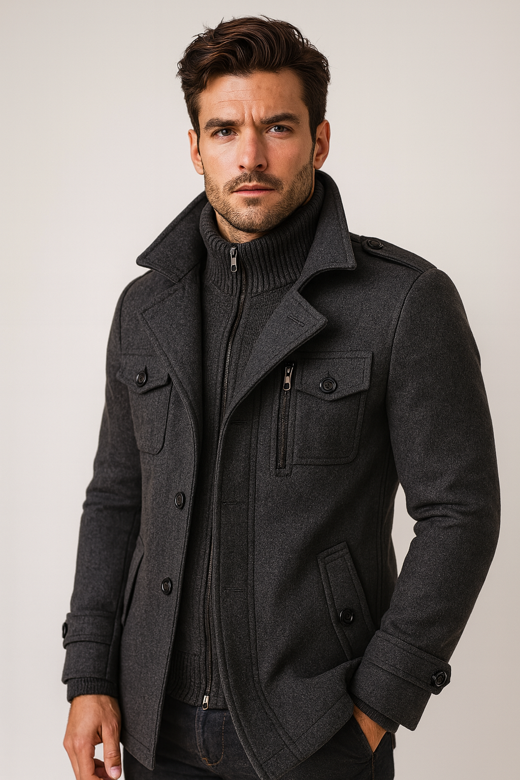 LAURENT MONACO | MANTEAU D’HIVER POUR HOMME