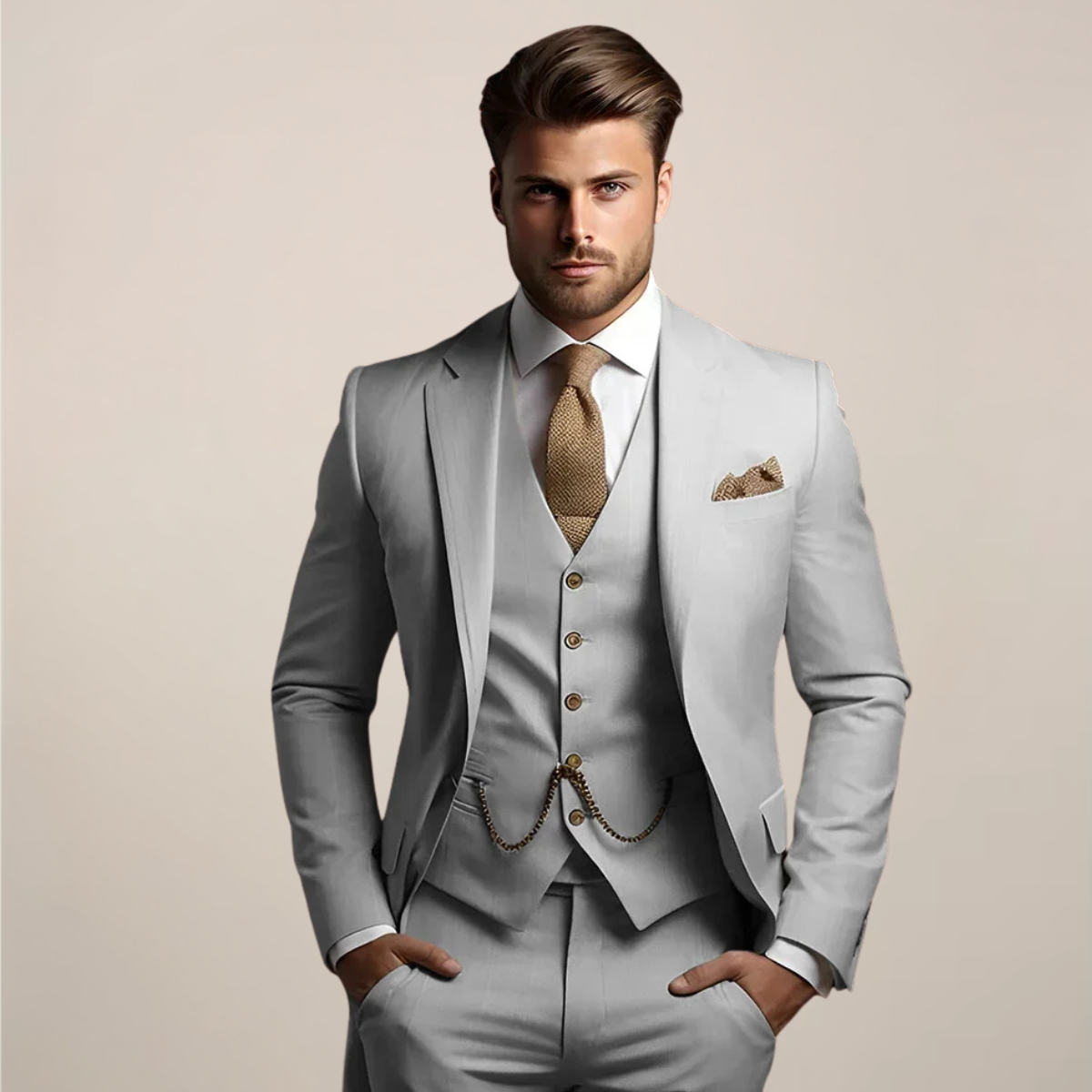 LAURENT MONACO | COSTUME TROIS PIÈCES POUR HOMMES