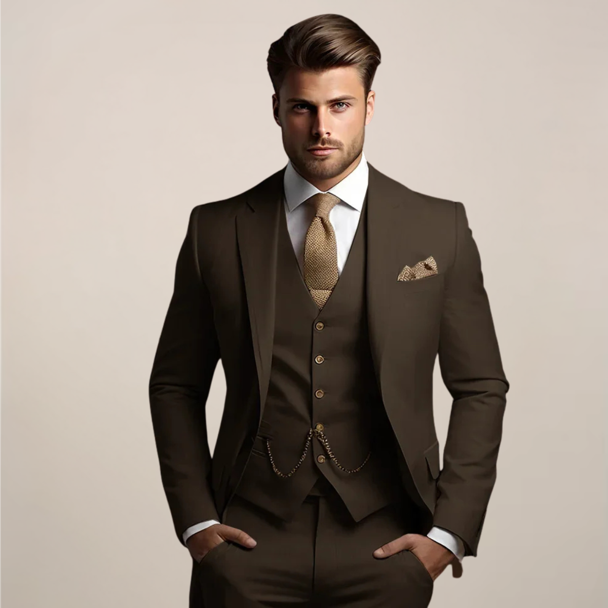LAURENT MONACO | COSTUME TROIS PIÈCES POUR HOMMES